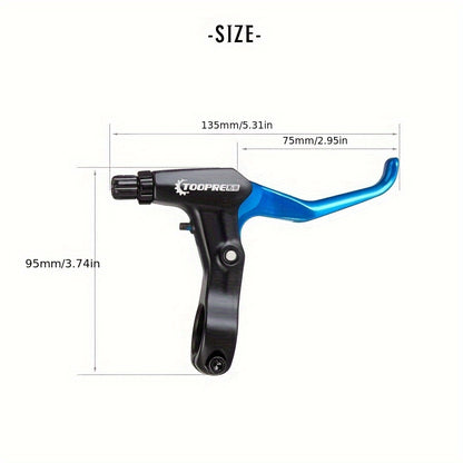 Ultra Light Mountain Bike Brake Handle - V Brake/Disc Brake, Aluminum Alloy Hydraulic Disc Brake for Smooth Stopping Power NovaCart