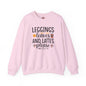Leggings Leaves and Lattes Please Crewneck Sweatshirt The Devil's Pickle