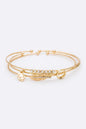 Leaf Horn Triple Wired Convertible Bangle Set Shop Style & More | Fresh Looks, Everyday Deals & Free Shipping