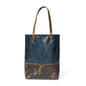 Blue Women's Leather Tote Classy Leather Bags
