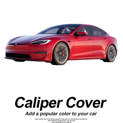 Aluminum Brake Caliper Covers for Model S/X | 4 Colors | Stainless Steel Hardware | Performance Look Tesery Official Store