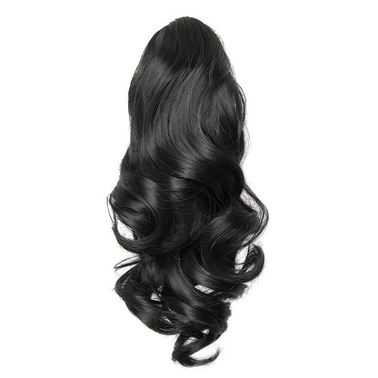 Claw Clip In Body Wave Hair Extensions Long Curly Wavy Ponytail Hair Extensions Synthetic Hair Pieces for Women Girls, Quick Hairstyle, Clip In Hair, Fashionable Wig, Loose Wave, Durable Clipins, Highquality Extensions, Wavy NovaCart