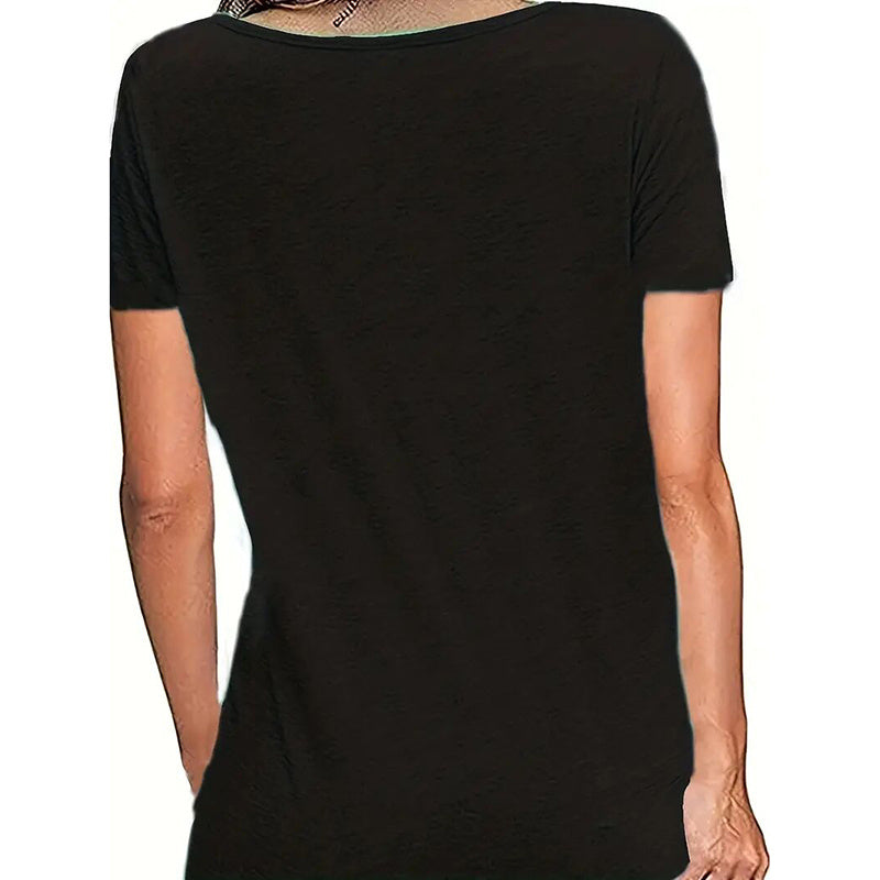 Cute Cat Graphic T-Shirt FitiqueFit