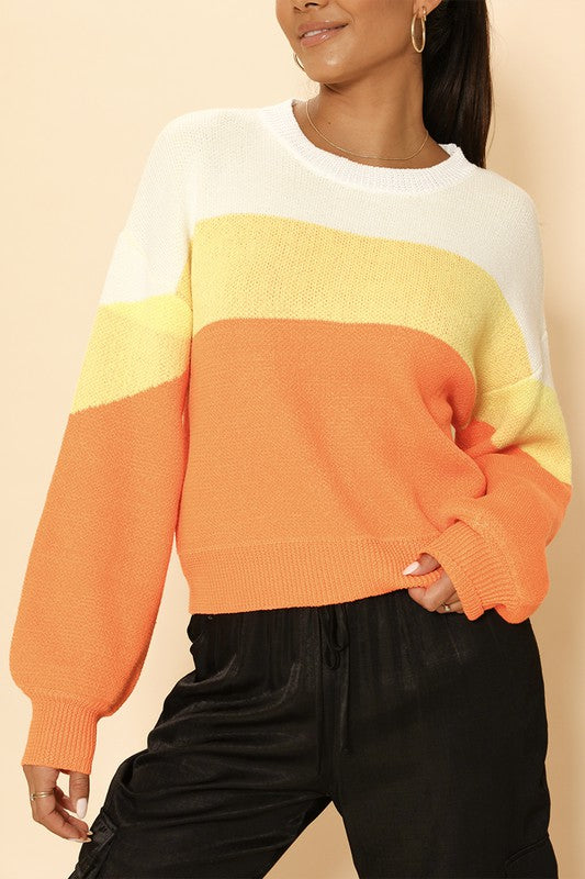 Candy corn Halloween Sweater Shop Style & More | Fresh Looks, Everyday Deals & Free Shipping