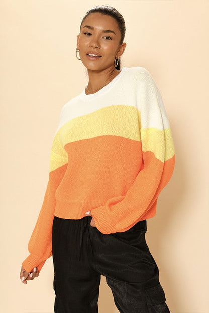 Candy corn Halloween Sweater Shop Style & More | Fresh Looks, Everyday Deals & Free Shipping