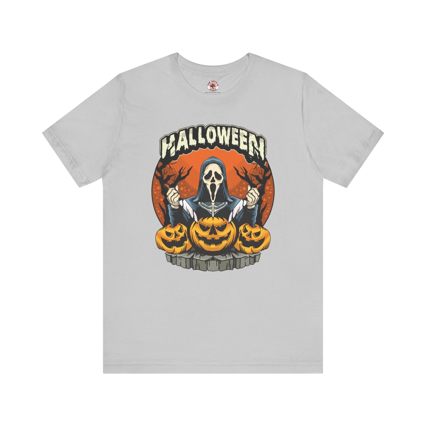 Screamer Killer Ghost Halloween T-Shirt The Devil's Pickle