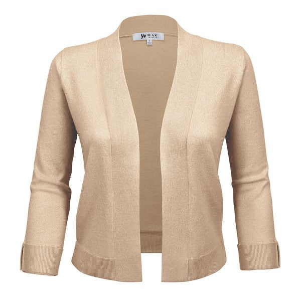 Open Front Cropped Bolero Shrug Cardigan Shop Style & More | Fresh Looks, Everyday Deals & Free Shipping