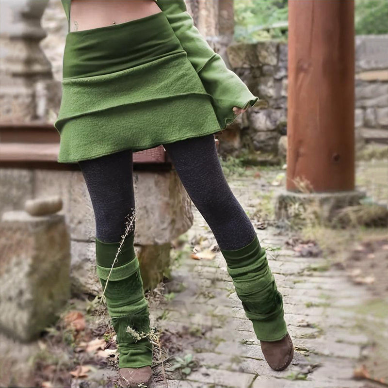 Women’s Color Block Asymmetrical Skort FitiqueFit