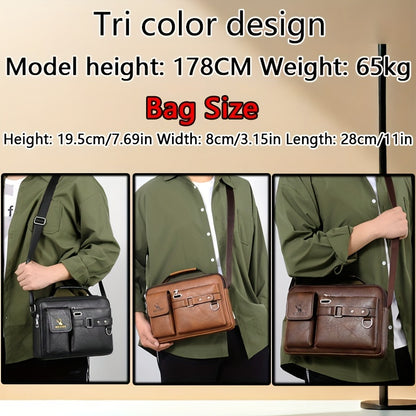 Men's Single-Shoulder Bag, Crossbody Bag, Business Messenger Bag, Shoulder Bag, Handbag, Casual Bag for Men NovaCart