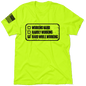 Working Hard - Safety T-Shirt Armed American Supply
