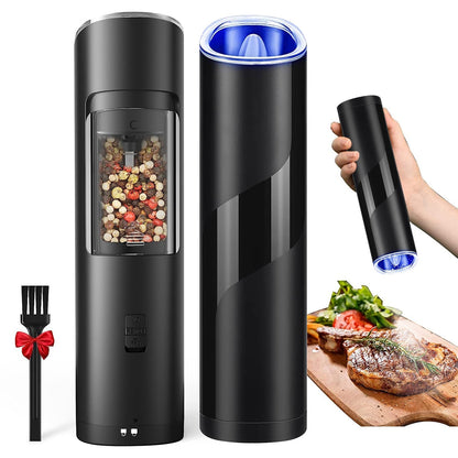 Electric Salt & Pepper Grinder – Gravity Sensor with LED SmartPursue™