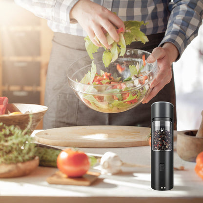 Electric Salt & Pepper Grinder – Gravity Sensor with LED SmartPursue™