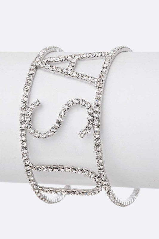 USA Rhinestones Open Cuff Shop Style & More | Fresh Looks, Everyday Deals & Free Shipping