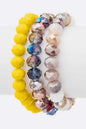 Mix Color Crystal Stretch Bracelet Set Shop Style & More | Fresh Looks, Everyday Deals & Free Shipping