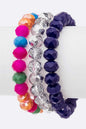 Mix Color Crystal Stretch Bracelet Set Shop Style & More | Fresh Looks, Everyday Deals & Free Shipping