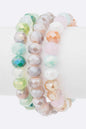 Mix Color Crystal Stretch Bracelet Set Shop Style & More | Fresh Looks, Everyday Deals & Free Shipping