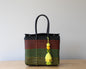 Candela Handwoven Handbag - Black & Colors MexiMexi