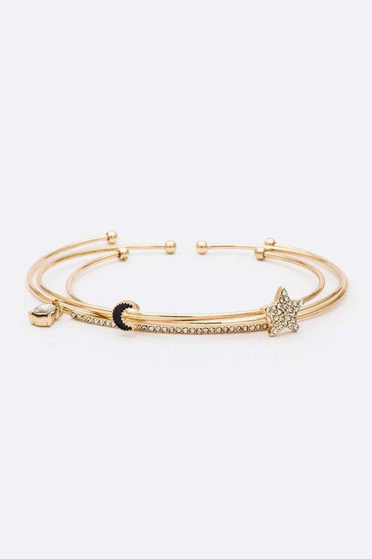 3 In 1 Slide Charm Dainty Cuff Shop Style & More | Fresh Looks, Everyday Deals & Free Shipping