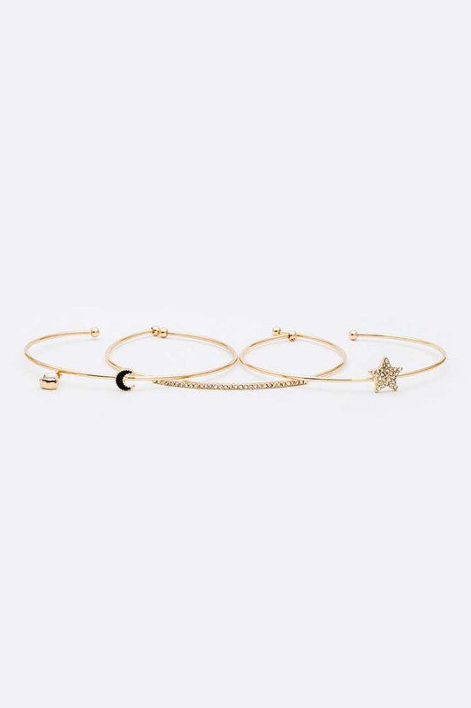 3 In 1 Slide Charm Dainty Cuff Shop Style & More | Fresh Looks, Everyday Deals & Free Shipping