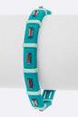 Rubber Coated Crystal Stretch Bracelet Shop Style & More | Fresh Looks, Everyday Deals & Free Shipping