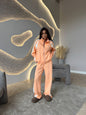 Women’s Long-Sleeve Zip-Up Jacket and Sweatpants Two-Piece Set FitiqueFit