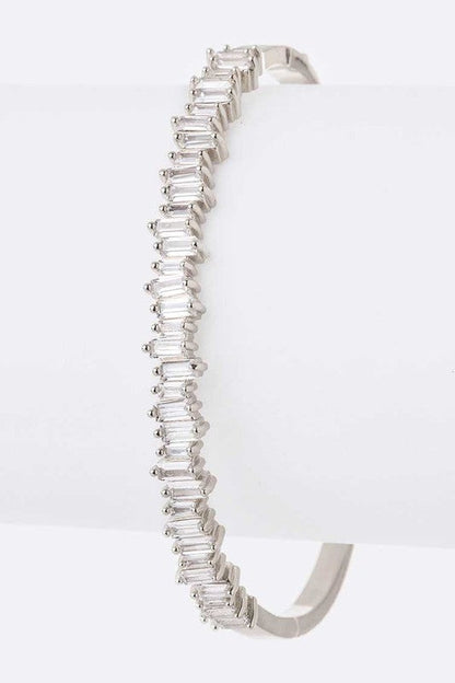 Baguette CZ Stone Iconic Bangle Shop Style & More | Fresh Looks, Everyday Deals & Free Shipping