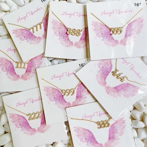 Dainty Angel Number Necklace Shop Style & More | Fresh Looks, Everyday Deals & Free Shipping