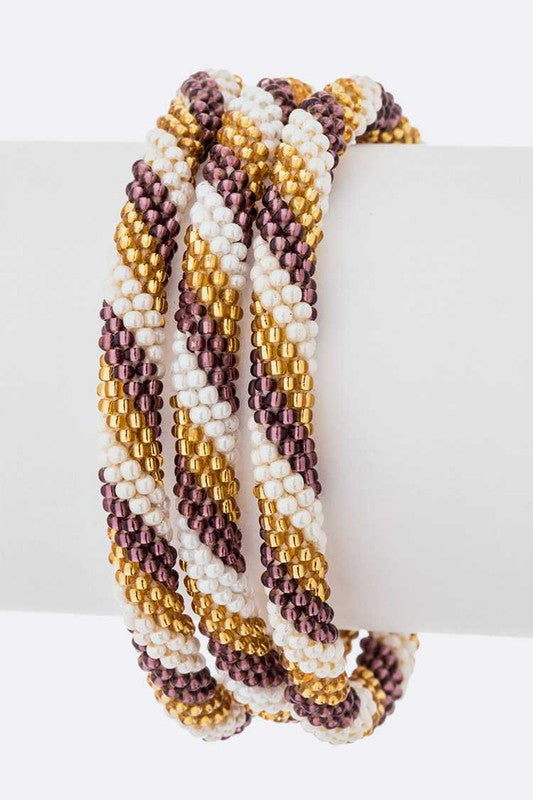 Nepal Roll On Friendship Bracelet Set Shop Style & More | Fresh Looks, Everyday Deals & Free Shipping