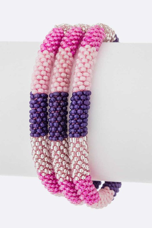 Nepal Roll Up Friendship Bracelet Set Shop Style & More | Fresh Looks, Everyday Deals & Free Shipping