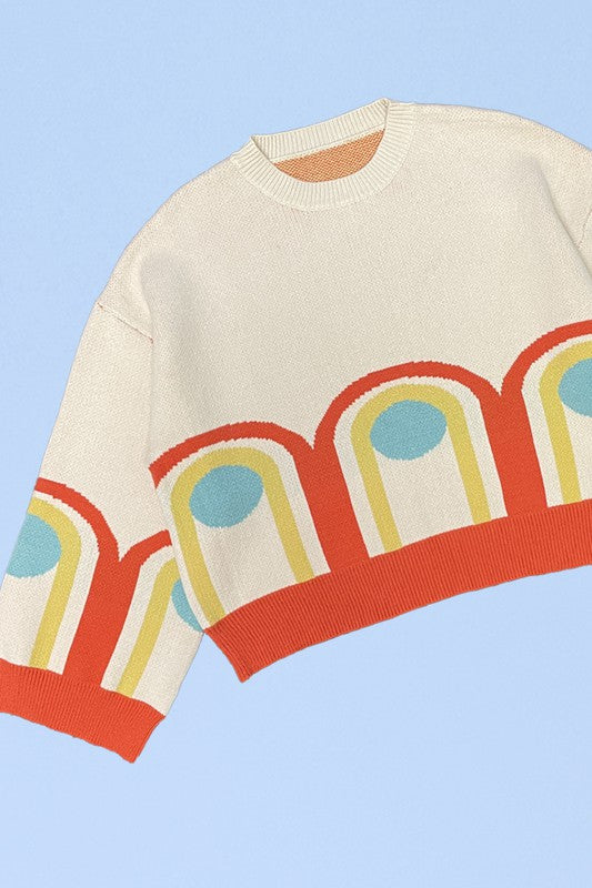 Retro Arch Sweater Shop Style & More | Fresh Looks, Everyday Deals & Free Shipping