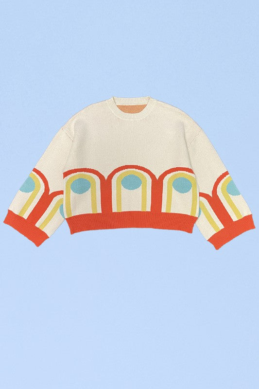 Retro Arch Sweater Shop Style & More | Fresh Looks, Everyday Deals & Free Shipping