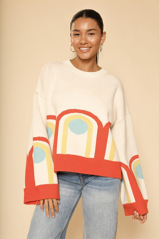 Retro Arch Sweater Shop Style & More | Fresh Looks, Everyday Deals & Free Shipping