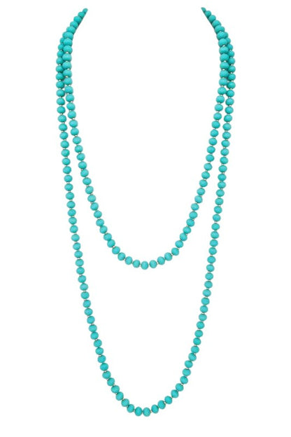 60 Station Faucet Beads Long Necklace Shop Style & More | Fresh Looks, Everyday Deals & Free Shipping
