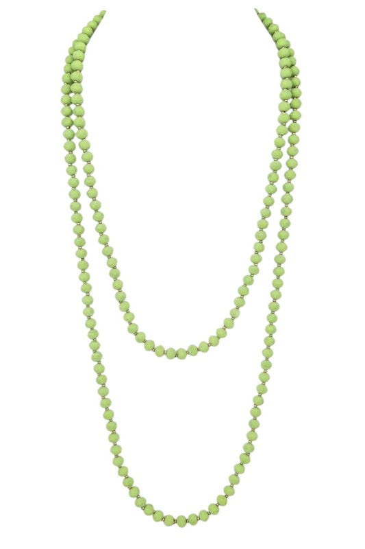 60 Station Faucet Beads Long Necklace Shop Style & More | Fresh Looks, Everyday Deals & Free Shipping