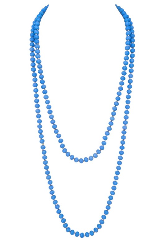 60 Station Faucet Beads Long Necklace Shop Style & More | Fresh Looks, Everyday Deals & Free Shipping