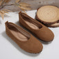 Women’s Low-Cut Round Toe Loafers – Slip-On Flat Casual Shoes FitiqueFit