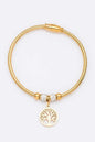 Stainless Steel Tree Charm Wired Bracelet Shop Style & More | Fresh Looks, Everyday Deals & Free Shipping