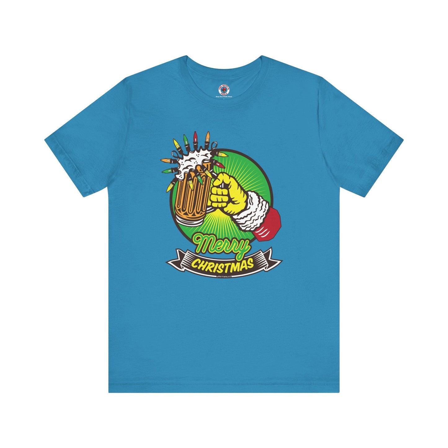 Merry Christmas Beer T-Shirt The Devil's Pickle