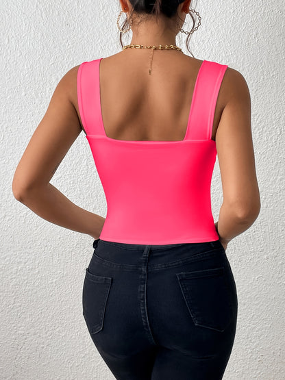 European And American Sexy Chest-Revealing Waist-Cinching Camisole NovaCart