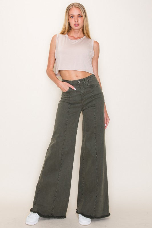 Wide leg, denim pants,  jeans, western See size chart under “more details” The Fashion Celestial