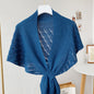 Women'S Stylish Openwork Yarn Shawl - Lightweight, Breathable Polyester, Perfect for Layering or Standalone Outfits, Machine Washable, Weekend Casual Wrap | Versatile Shawl | Stylish Knitwear, Shawls for Winter NovaCart