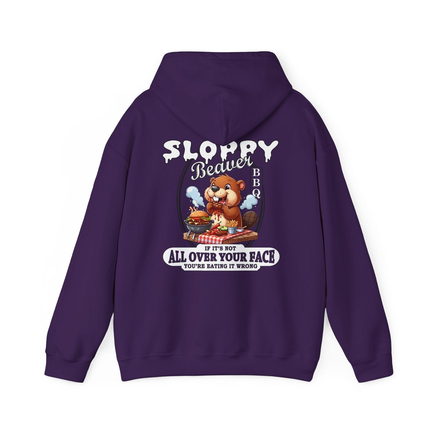 Sloppy Beaver BBQ Back Hooded Sweatshirt The Devil's Pickle