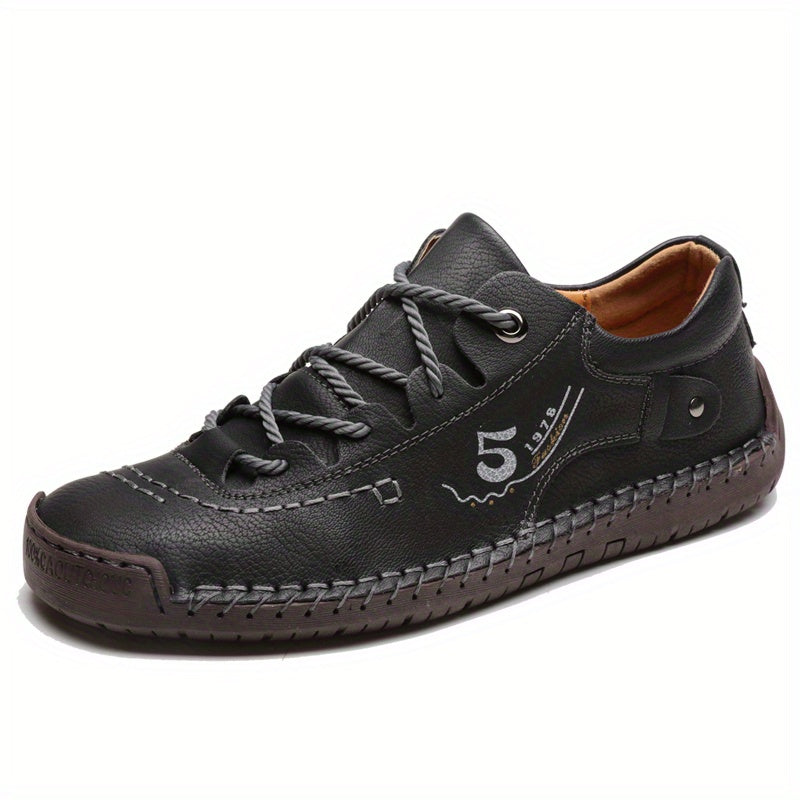 Men's Handmade Stitching Casual Shoes Flats Outdoor Walking Sneakers NovaCart