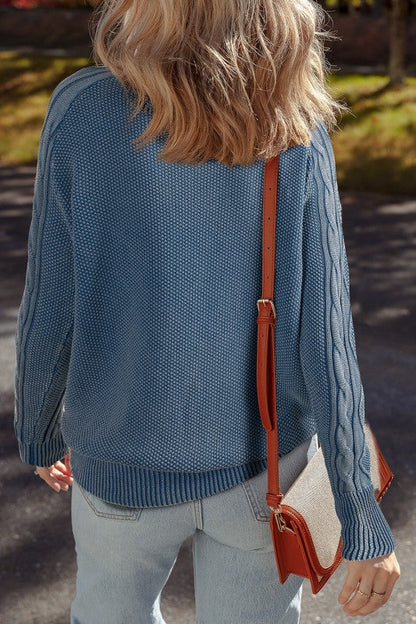 Cable Knit Long Sleeve Sweater Shop Style & More | Fresh Looks, Everyday Deals & Free Shipping