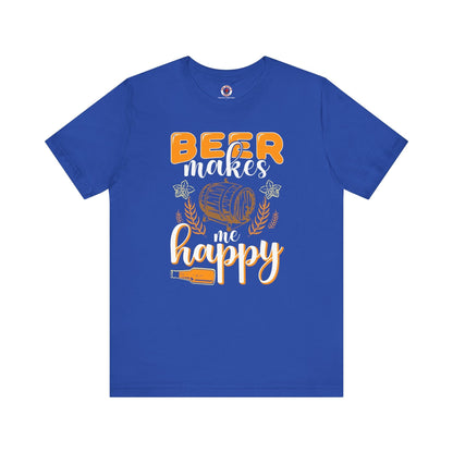 Beer Makes Me Happy T-Shirt The Devil's Pickle