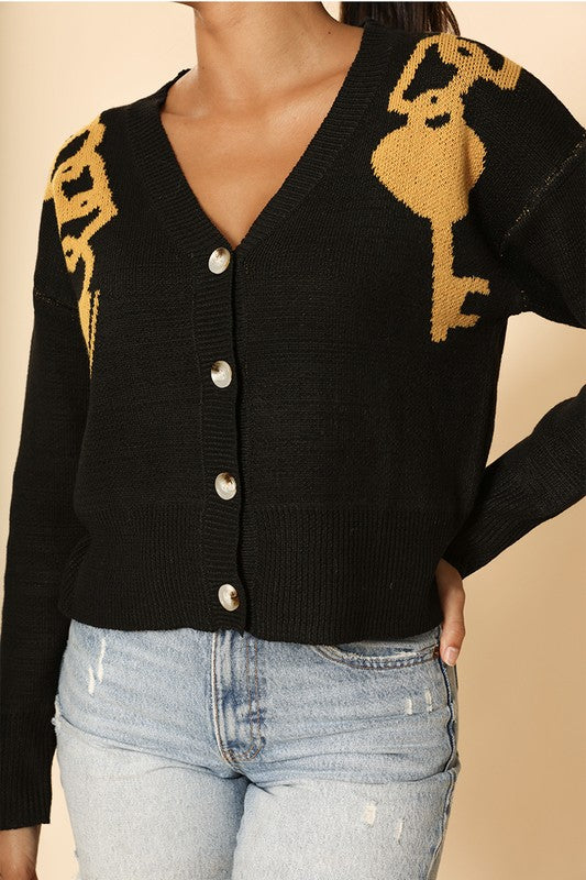 Lock and key cropped cardigan Shop Style & More | Fresh Looks, Everyday Deals & Free Shipping