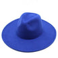 Modern Classic Felt Fedora – Stylish Wide Brim Wool Hat for Men and Women Country in My Heart