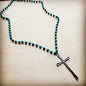 Turq Beaded  with Antique Copper Cross 255r Shop Style & More | Fresh Looks, Everyday Deals & Free Shipping
