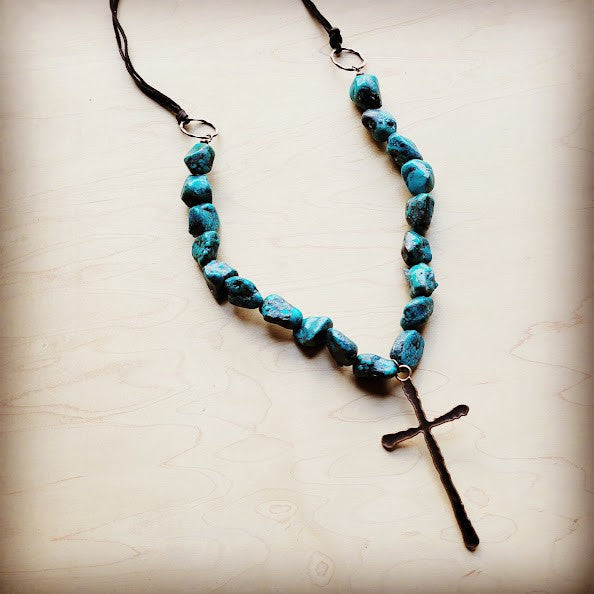 Natural Blue Turquoise with Copper CROSS 255x Shop Style & More | Fresh Looks, Everyday Deals & Free Shipping