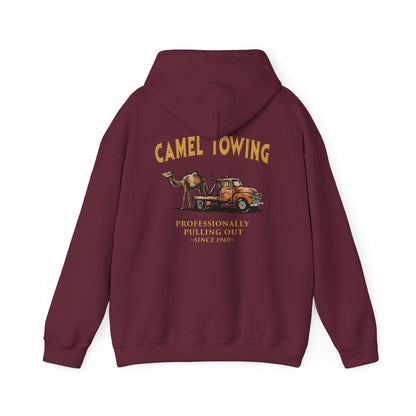 Camel Towing Back Hooded Sweatshirt The Devil's Pickle